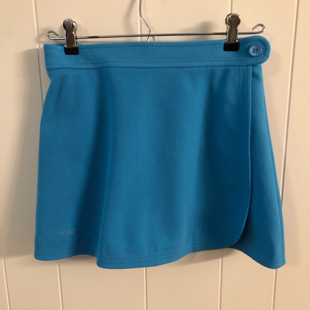 Head Vintage Aqua Blue Wrap Skirt for Tennis Golf.... XS